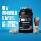 REDCON1 MRE LITE Whole Food Protein Powder, Cookies & Cream - Lactose Free Meal Replacement with Animal Protein Blends - Easy to Digest Formula - Only 3g Carb per Serving (30 Servings)