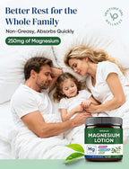 Magnesium Lotion with Arnica, MSM & Boswellia – Cooling Magnesium Cream – Lightweight Moisturizing Lotion for Legs & Feet – Safe for Kids – 6 fl oz