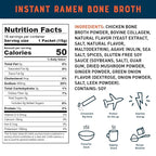 Bare Bones Ramen Bone Broth Instant Powdered Mix Packets | 5g Collagen | 10g Protein | Keto & Paleo Friendly | No Artificial Flavors | Non-GMO, Gluten-Free, Dairy-Free Rich Savory on-the-go 16 Pack