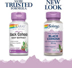 SOLARAY Black Cohosh Root Extract 80 mg | One Daily Womens Health & Menopause Support Supplement | Non-GMO, Vegan & Lab Verified | 30 VegCaps