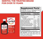 Geritol Liquid Vitamin and Iron Supplement, Energy Support, Contains High Potency B-Vitamins and Iron, Pleasant Tasting, Easy to Swallow, No Artificial Sweeteners, Non-GMO, 12 Oz, 2 Pack