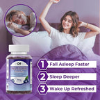 Divinity Nutra Sleep Gummy - 60 Count - Melatonin Gummies with Vitamin B, Magnesium for Men and Women, Blueberry Flavor