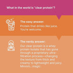 Oath Nutrition Clear Whey Isolate Protein Powder, Sunrise Passion Punch, 20g Complete Protein per Serving, No Added Sugar, Grass-Fed, 18 Servings