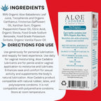 Aloe Cadabra Flavored Personal Lubricant and Vaginal Moisturizer, Organic Edible Aloe Lube for Men, Women and Couples, Non-Staining, pH Balanced, Toy Compatible (Peppermint, 2.5 Ounces, 3 Pack)