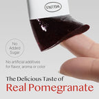 Korean Collagen Jelly Sticks - 25 Pomegranate Flavored Marine Collagen Peptide Snacks for Anti-Aging- Collagen Protein Sugar-Free, Travel Packs for Hair & Nail Strength