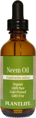 Plantlife Neem Carrier Oil - Cold Pressed, Non-GMO, and Gluten Free Carrier Oils - for Skin, Hair, and Personal Care - 2 oz