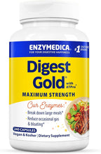 Enzymedica Digest Gold + ATPro, Maximum Strength Digestive Enzymes, Helps Digest Large Meals, for Gas and Bloating, 240 Capsules