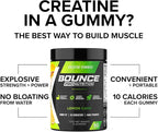 Bounce Pro Creatine Monohydrate Gummies for Men & Women, Low Calorie, 6G of Creatine per Serving, Vegan, Anti-Melting, Gluten-Free, Non-GMO (51 Count (Pack of 1), Lemon Cake)
