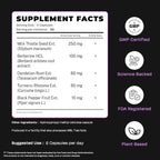 Auric Milk Thistle ++ 60 Capsules | Elite Formula | Daily Wellness Support | Veg Capsules | Gluten-Free | Additive-Free | Plant-Based| 500 mg Actives per Serve