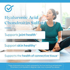 Doctor's Best Hyaluronic Acid with Chondroitin Sulfate, Featuring BioCell Collagen, Non-GMO, Gluten Free, Soy Free, Joint Support, 180 Count (Pack of 1)