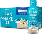 GNC Lean Shake 25 Protein Shake, Clinically Proven Weight Management, Meal Replacement, 25g Protein with Zero Added Sugar, Ready To Drink, Vanilla Bean, Pack of 12