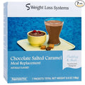Weight Loss Systems Chocolate Salted Caramel Protein Pudding & Shake | 15g Protein, 100 Calories | Low Carb, Low Fat, Aspartame Free | Kosher, Vitamin Fortified Meal Replacement | 7 On‑the‑Go Packets