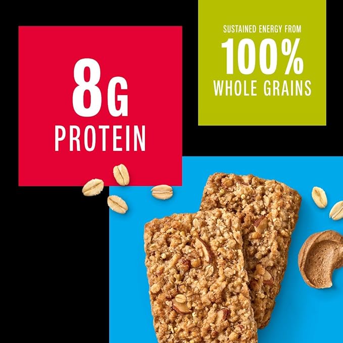KIND Breakfast Protein Bars, Almond Butter, Healthy Snacks, Gluten Free, 8g Protein, 6 Count