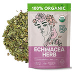Organic Echinacea Herb (10oz.) – Echinacea Purpurea Tea Loose Leaf - Equinacea Organica - Body Defenses, Immune Support Tea