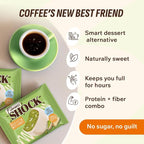FitnesSHOCK Pistachio White Chocolate Protein Brownie – Low Sugar Dessert Snack (2g Total Sugar, No Added Sugar) – Healthy Snack – 10 Count