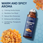Frankincense & Myrrh Essential Oil Roll-On 10ml - 100% Pure, Natural & Prediluted Oil Blend for Aromatherapy & Skin Care - Nexon Botanics
