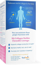 Hyalogic Hyaluronic Acid Chewable Lozenge – Sugar-Free Supplement for Hair Skin and Nails Vitamins for Women, Supports Skin Hydration (30 Count)