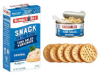 Bumble Bee Snack On The Run! Protein Snack Pack - 8g Protein per Box - Original Tuna Salad with Crackers Kit - Ready to Eat Easy-Open Can - Wild Caught MSC-Certified Tuna (Pack of 12)