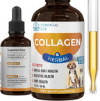 Liquid Collagen for Dogs and Cats, Skin & Coat Supplement, Itch Relief, Joint & Mobility Support, Enriched with Grass-Fed Collagen, Daily All-in-One Pet Health Formula