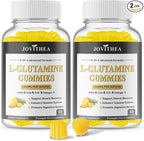 2 Pack L-Glutamine Gummies 1000mg, Glutamine Supplement for Women & Men, with BCAAs, Magnesium & NAC, Support Gut, Muscle Health & Immunity, Vegan, Non-GMO, Gluten Free, Keto Friendly, 120 Count