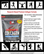 PhysiVantage Supercharged Collagen Peptides Powder - Hydrolyzed Collagen for Joint, Tendon, Ligament, & Skin Health - Lemon Honey Tea, Keto, Paleo, 16oz | Enhanced with Vitamin C, BCAAs, Grass-Fed