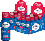 Dream Water Sleep Aid Supplement Drink; Melatonin 5mg, GABA, 5-HTP; Zero sugar, Natural flavors, No added colors, 2.5 oz liquid sleep shots, Nighttime Nectar, 24-Count