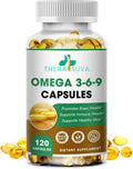 High-Potency Omega 3-6-9, 100% Vegan Sourced Natural Supplement for Heart and Joint Health, 2 Month Supply, 120 Softgels