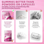 2pack Vaginal Probiotics Gummies for Women, Feminine Balance pH Gummies for Healthy Odor, Yeast Balance & Flora + Vitamin C for Immune Support -Pineapple (90Ct/ Pack)