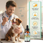 Yeast Infection Treatment for Dogs, 2 FL Natural Dog Yeast Infection Treatment, Ear & Skin Itch Relief, Reduces Inflammation & Irritation, Herbal Dog Supplement Drops with Probiotics & Multivitamins