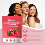 avaroot Women's Vaginal Probiotics, Women's Balanced pH Gummies, Healthy Smell, Yeast Balance and Flora + Vitamin C, Immune Support - Cranberry Flavor (1pc)