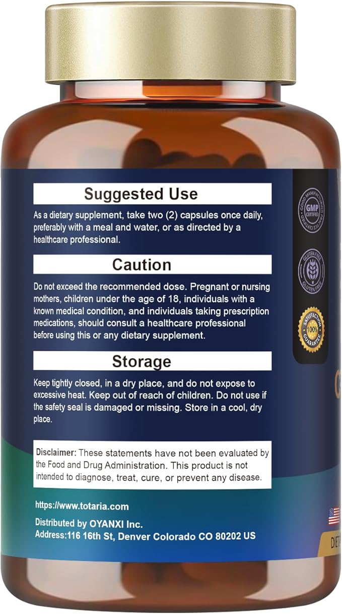 25-in-1 Sea Moss Black Seed Oil Ashwagandha Ginger Shilajit Supplement, Sea Moss Capsules Pro with Bladder Burdock Ceylon Cinnamon Berberine ACV Manuka VIT C & D3 for Men Women, 120 Vegan Caps