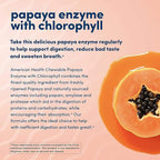 American Health Papaya Enzyme with Chlorophyll Chewable Tablets - 600 Count (200 Total Servings) (Pack of 2)