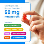 NutraChamps 120 Kids Magnesium Gummies - Sugar Free Calm Magnesium Gummies for Kids - 4 Month Supply - Supports Bone Health, Sleep