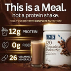 HMR 120 Shake Meal Replacement Powder | Chocolate Shake Mix to Support Healthy Weight Loss | 12g of Protein | Nutritional Drink | Low Calorie Food | 2 Pack (choc/choc), 12 Servings Each