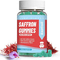 Saffron Supplements Gummies, Saffron Extract for Positive Mood & Calm Nerve, Boost Energy, with Garcinia Cambogia, Vitamin A, B12, Rhodiola Rosea - 60 Gummies