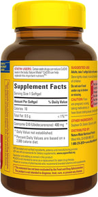 Nature Made CoQ10 400mg Softgels, Dietary Supplement for Heart Health Support, 40 Count, 40 Day Supply