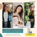 SuperFood Meal Replacement for Women - All-In-One Protein Powder with Greens & Vitamins & Collagen | Chocolate Protein Shake & Supplement Snack for Women's Health, Energy, Focus, Beauty, Mood, No Added Sugar (12 Packets On-The-Go, Chocolate)