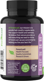 ForestLeaf DIM Supplement - 300mg DIM Estrogen Supplement for Women/Men - Diindolylmethane with BioPerine Black Pepper - Support for Detox, Metabolism, Hormone Balance & Menopause - 90 Caps