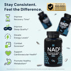 HPN NAD+ Booster – Nicotinamide Riboside Alternative (NAD3) for Men & Women | Anti Aging NRF2 Activator, 312 mg per Serving – Natural Energy Supplement for Longevity & Cellular Health, 30 Veggie Pills