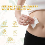 Feminine Wipes Individually Wrapped, Flushable Wipes Travel,Feminine Care Vaginal Wipes for Adult,Women, Girl and Homeless (Pack of 50,Chamomile)