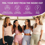DRFOSTER Collagen Peptides Powder with Probiotics - Hydrolyzed Collagen Type I II III V X with Antioxidant Blend - Multi Collagen for Women Support Skin Hair Nail Joints & Gut, 35 Servings, Non-GMO