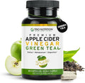 TRIO NUTRITION Apple Cider Vinegar Capsules with Green Tea - Natural Sugar Free Apple Cider Vinegar Pills with the Mother for Body Cleanse, Immune, Weight Management & Metabolism Booster*