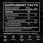 Gains in Bulk Instantized Creatine Monohydrate for Men & Women, Soluble Pre Workout Powder, Supports Muscle Building, Strength and Performance, Bodybuilding Supplements, Sour Raspberry, 30 Servings