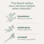 Traditional Medicinals Organic, Chamomile & Lavender - Chamomile Tea Supporting Stress Relief and Relaxation - Kosher, Non-GMO, Caffeine-Free, Compostable - 16 Tea Bags