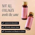 Happy Aging Marine Collagen Peptides Glow Shot 10,000mg - Liquid Collagen for Women with Liposomal Delivery - Promotes Skin Hydration, Elasticity & Radiance - Supports Hair & Nails, 10 Shots