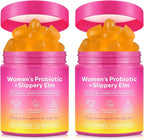 2 Pack Women's Probiotic Gummies for Vaginal Health - pH Balance & Immune Support Supplement, Pineapple Flavor, 120 Count | Feminine Care Vitamins for Women