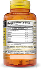 MASON NATURAL Plant Based Ultra Digestive Enzymes with Bromelain, Lactase, Papain & Protease - Supports Healthy Digestion & May Reduce Bloating, 60 Capsules
