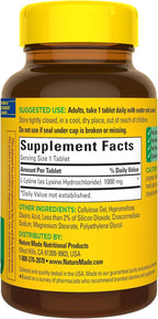 Nature Made L-Lysine 1000 mg, Dietary L-Lysine Supplements, 60 Tablets, 60 Day Supply
