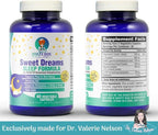 Melatonin Sleep Supplement with GABA, 5-HTP, L-Theanine - Sweet Dreams – by Dr. Valerie Nelson
