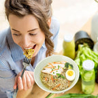 Hethstia High Protein Ramen Soup Chicken Flavor, 6-Pack Instant Ramen Noodles Chicken Broth, 32g Plant-Based Protein, Vegan, Non-GMO, Low Fat, Egg-Free, Dairy-Free, Pre-Packaged Quick Meal